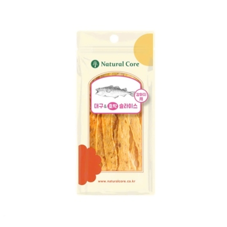 Snack Natural Core - Cá tuyết sấy bí đỏ - 30g