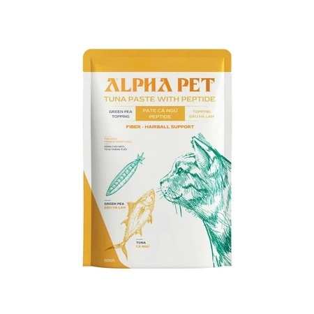 Pate Alpha Pet gói 60gram cho chó mèo