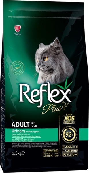 Thức ăn hạt cho mèo Reflex Plus adult Cat Food urinary chicken 1,5KG
