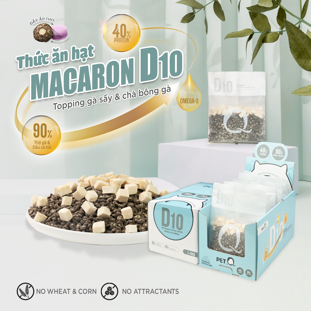 Hạt Macaron PetQ