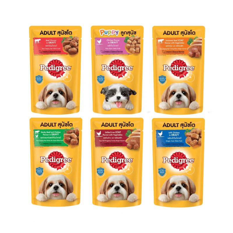 Pate Pedigree ướt bổ sung chất dinh dưỡng cho chó gói 130g