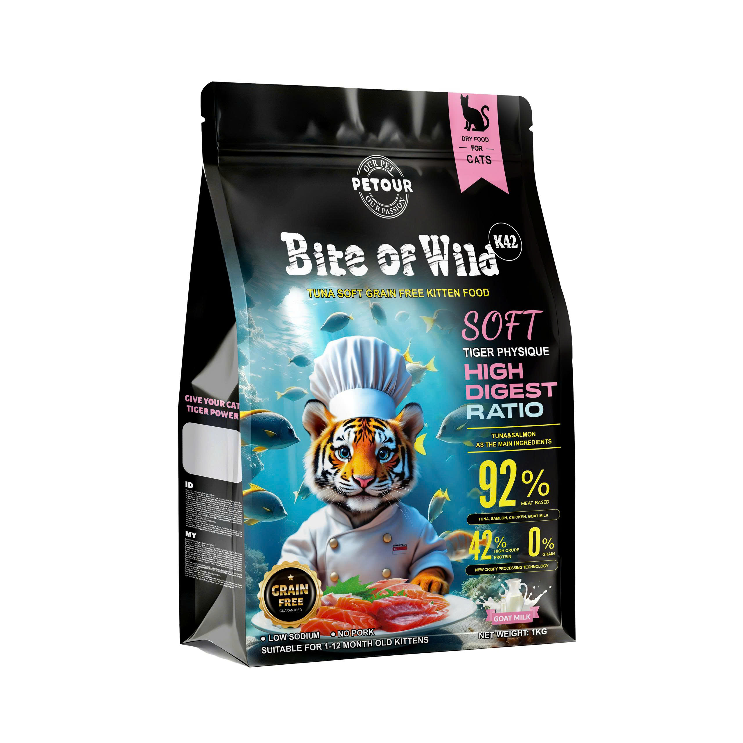 Thức Ăn Cho Mèo Cao Cấp - Bite Of Wild - 1Kg