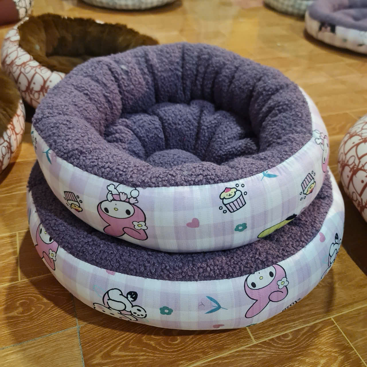 Nệm Chó Mèo - Handmade - Tròn, Vuông Trơn