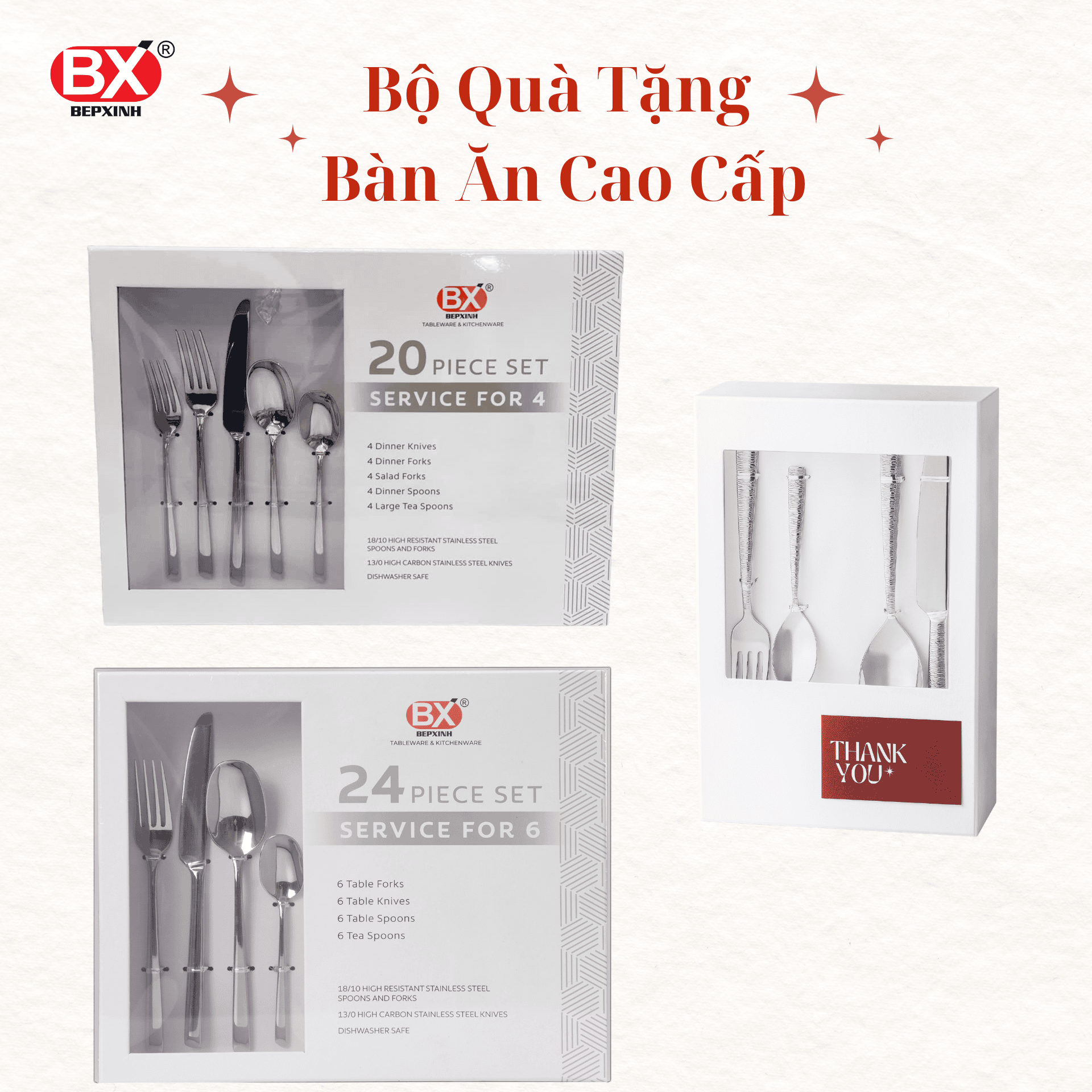 Bộ Quà Tặng Bàn Ăn – Tinh Tế Cho Mọi Dịp Sum Vầy