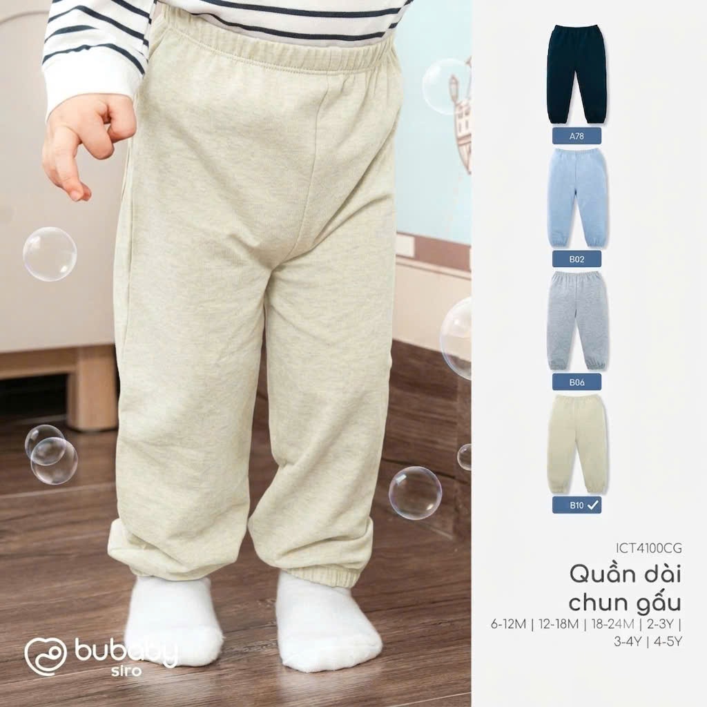(6M-5Y-Nhiều mẫu) Quần dài Bé trai bé gái - Bubaby