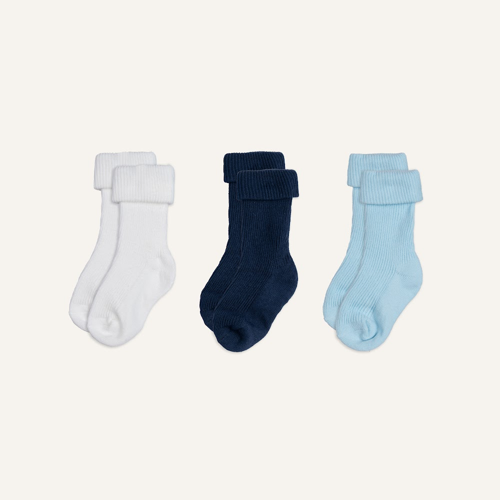 BU Baby Tất trẻ em cao cổ Kids Pack 3 BU Cotton ACT2336P3 | Phụ kiện Bubaby chính hãng