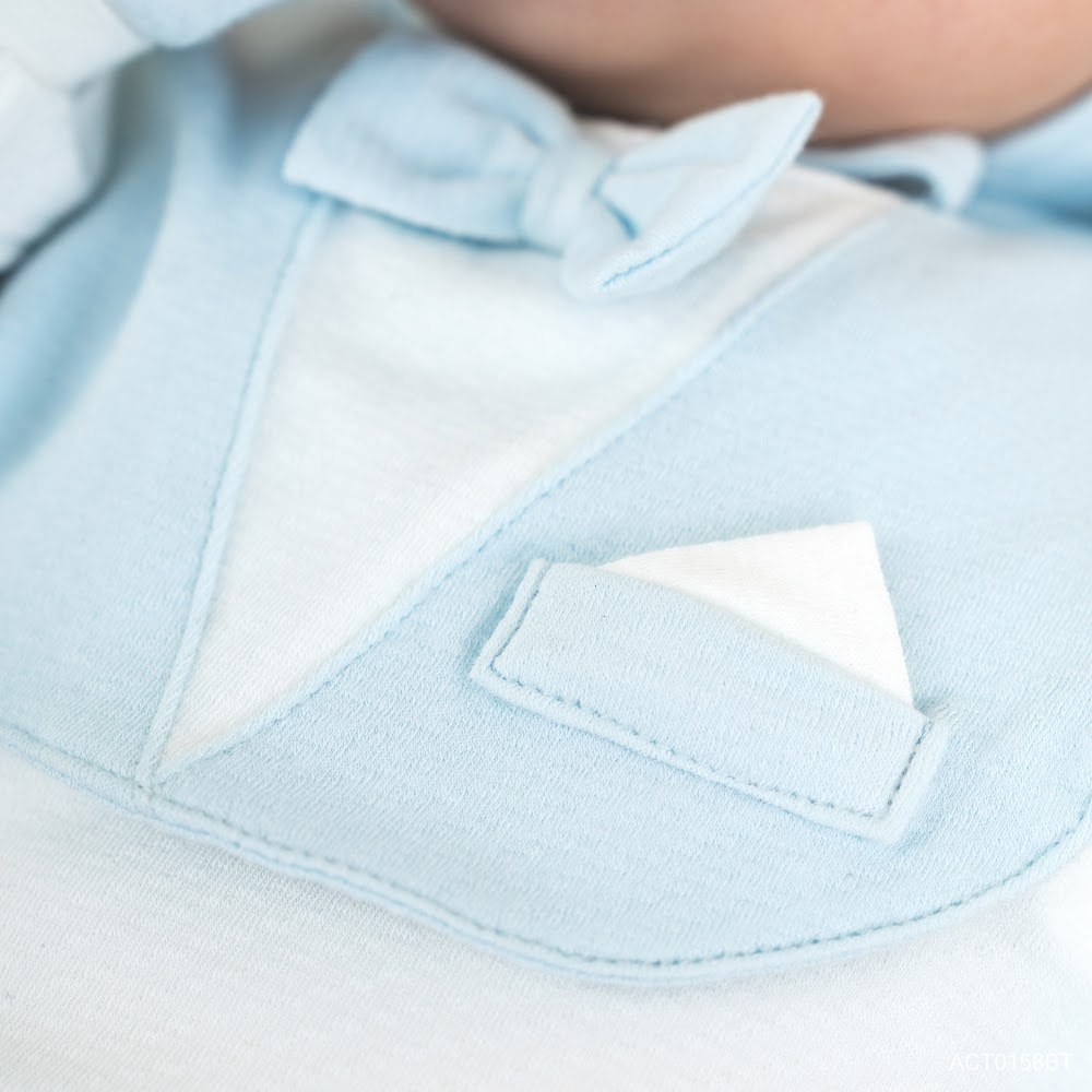 BU Baby Set phụ kiện Yếm Giả vest, Mũ Bonnet Little Pony, Bao tay bao chân bé trai BU Baby AVC01 | Phụ kiện chính hãng