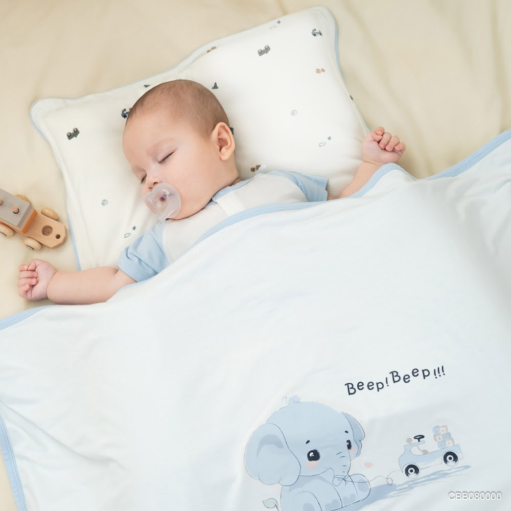 BU Baby Set Phụ kiện Chăn, Gối, Gối chặn cho bé Little Car Bambus CBB080000 | Phụ kiện chính hãng