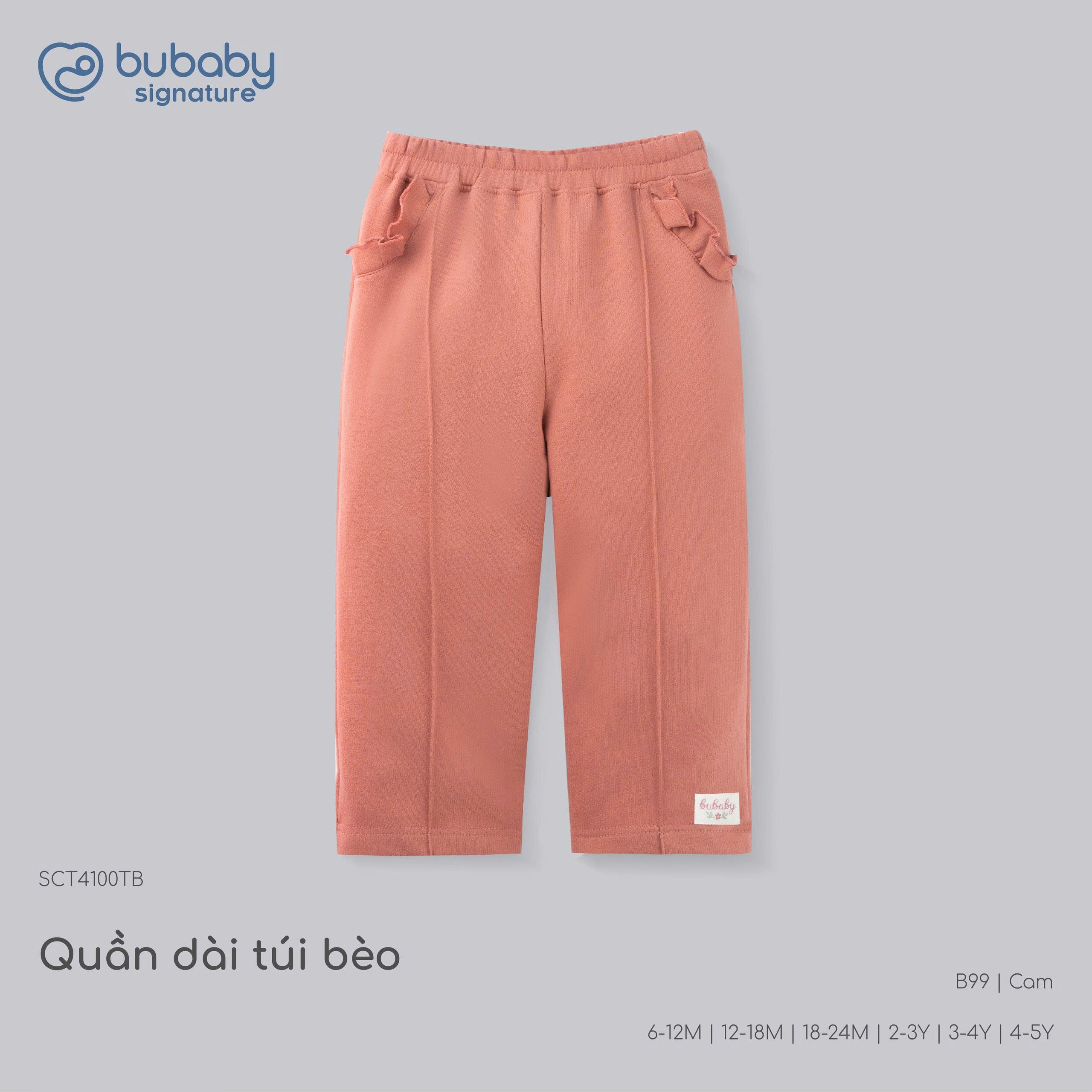 (6M - 5Y-Nhiều mẫu) Quần dài Bé gái - Bubaby