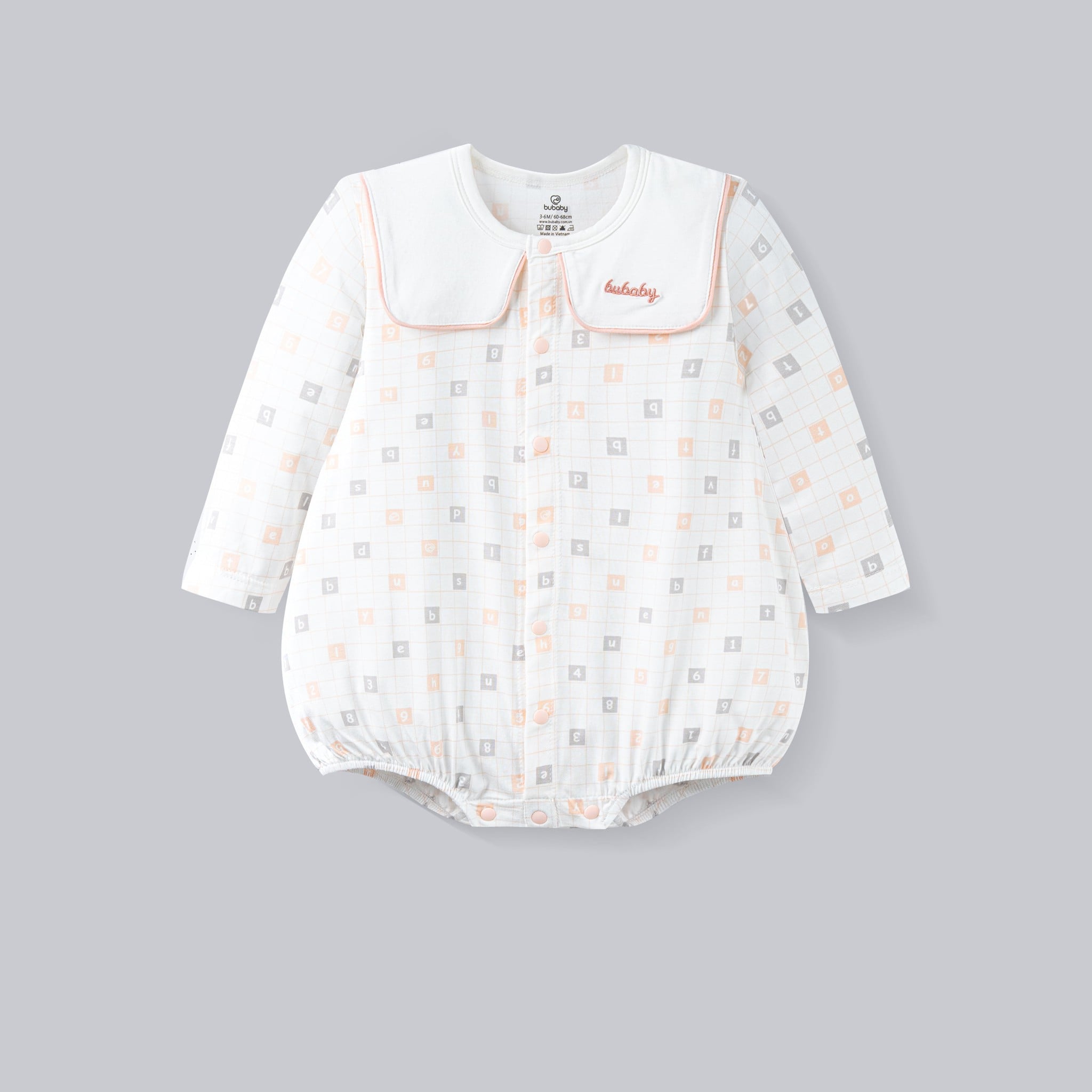 (NB-12M-Nhiều mẫu) Body chip dài tay - Bubaby
