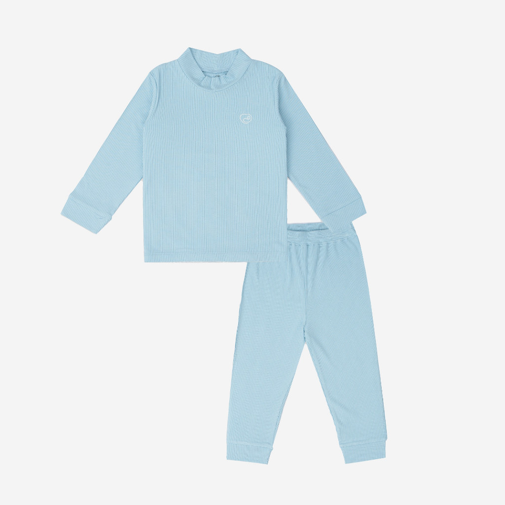 BU Baby Bộ quần áo dài tay cao cổ Bu Baby cho bé chất liệu sợi gỗ sồi - Molist BMD110903 | Quần áo Bu Baby chính hãng