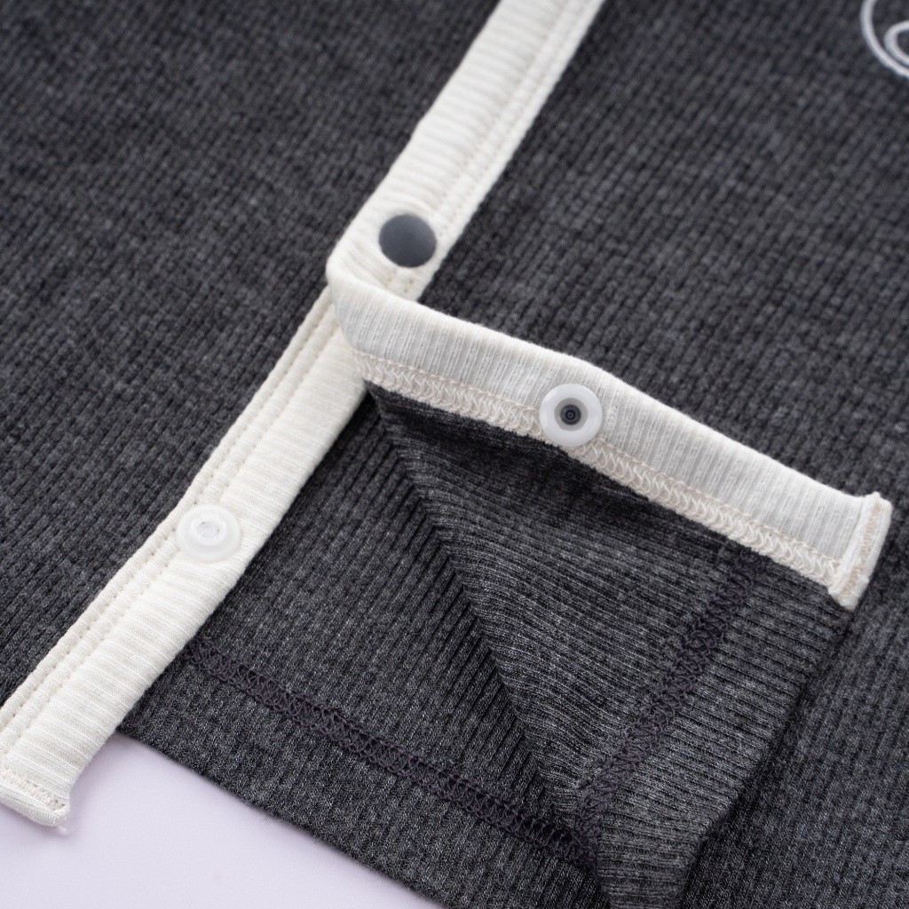 BU Baby Bộ ngắn tay cài giữa cho bé sơ sinh từ 1 đến 12 tháng chất vải thoải mái, co giãn  - Siro BSR130201 | Quần áo Bu