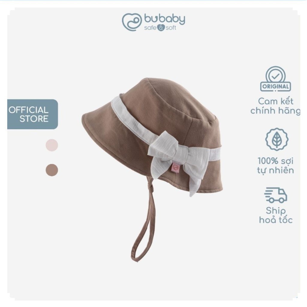 BU Baby Mũ vành tròn che nắng, thời trang cho bé gái - BU Bamco ABC192602 | Phụ kiện Bu Baby chính hãng