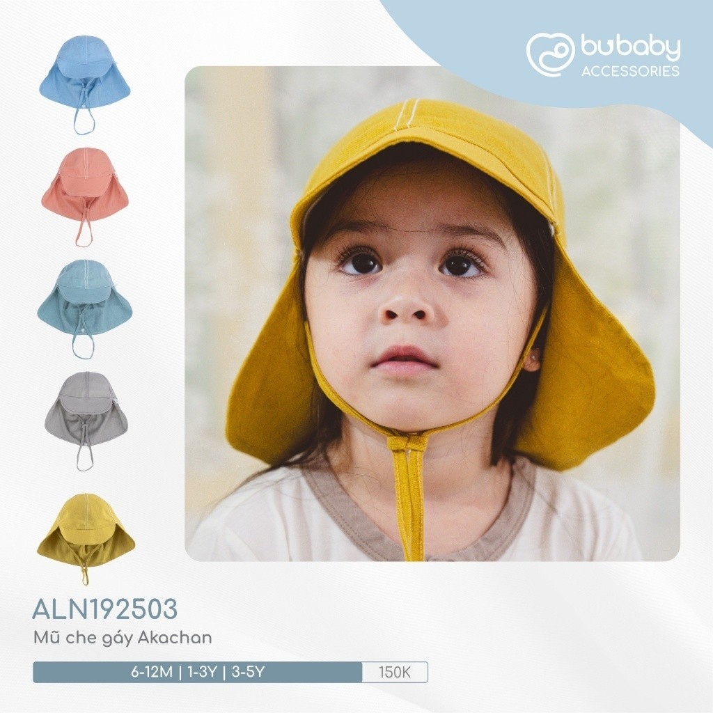 Mũ Che Gáy Akachan ALN192501 ALN192503 BU Baby  | Phụ kiện BUBaby chính hãng