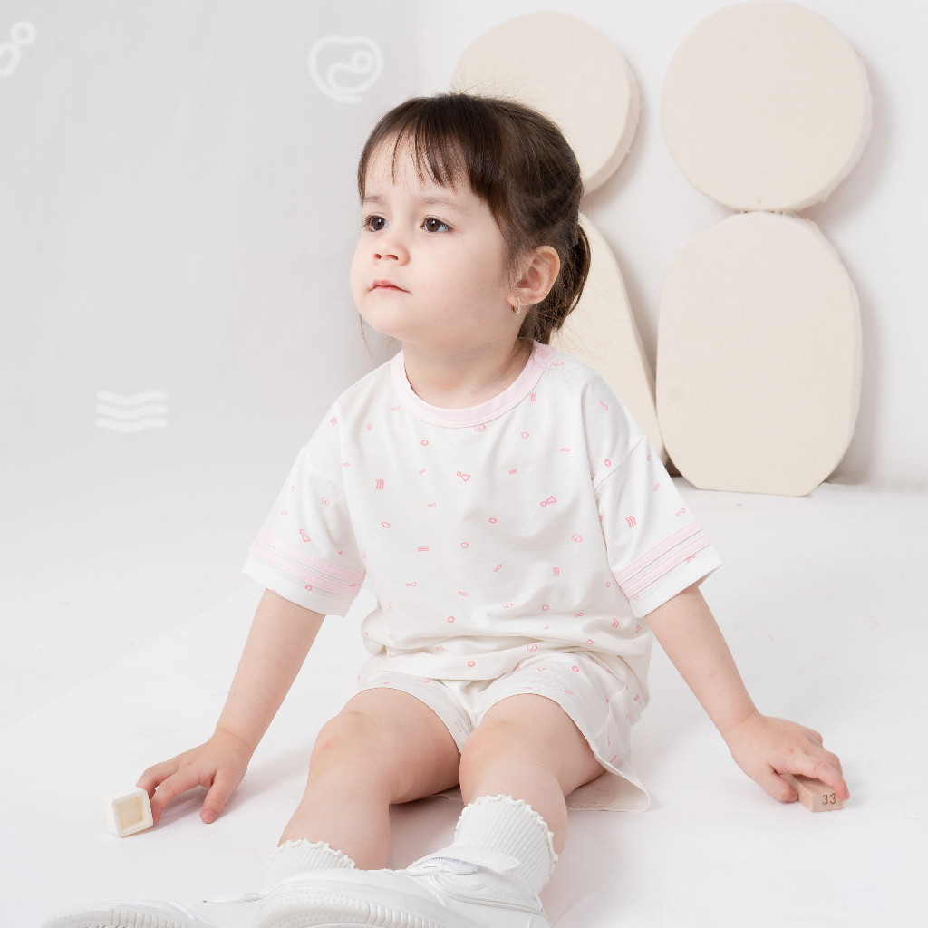 BU Baby Tổng hợp bộ ngắn tay sợi tre tự nhiên cho bé 12 tháng - 4 tuổi | Bu Baby Chính Hãng