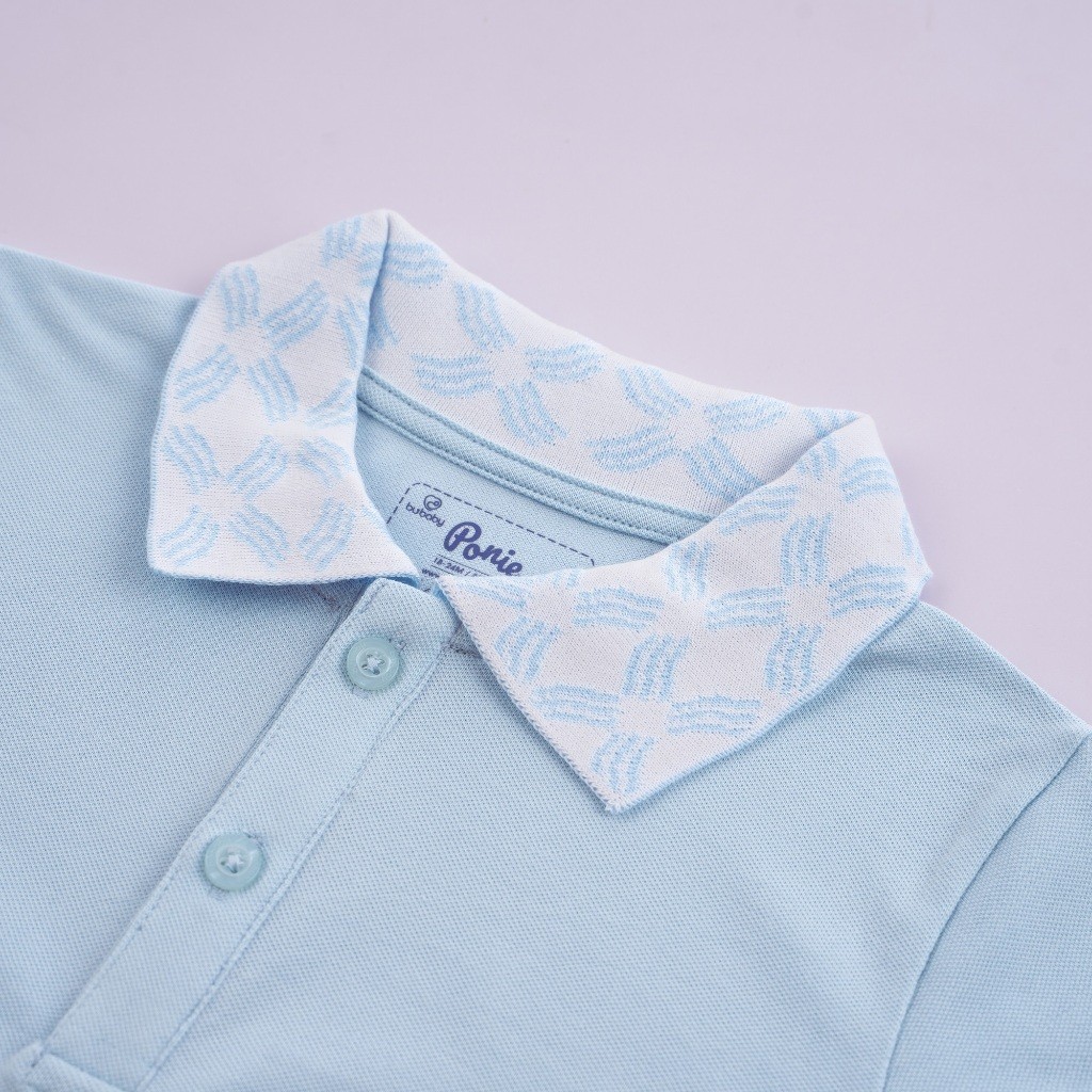BU Baby (4Y-5Y) Áo ngắn tay  Bu Baby cổ Polo BPN330303 - Áo cho bé trai, bé gái Ponie  Bu Baby bé trai -  Bu Baby bé gái