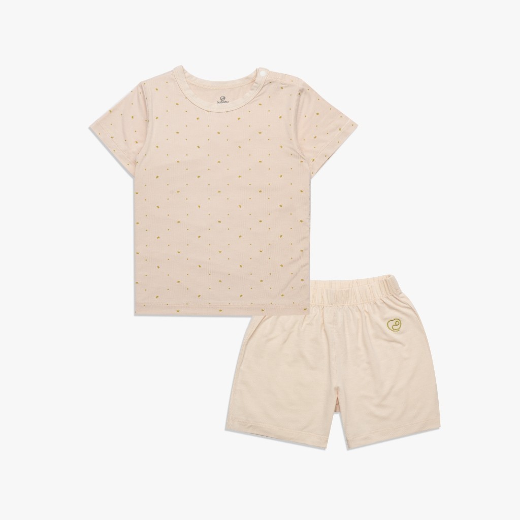 BU Baby Tổng hợp dài tay, ngắn tay cài vai sợi tre mềm mại, thoải mái cho các bé từ 12 tháng đến 5 tuổi
