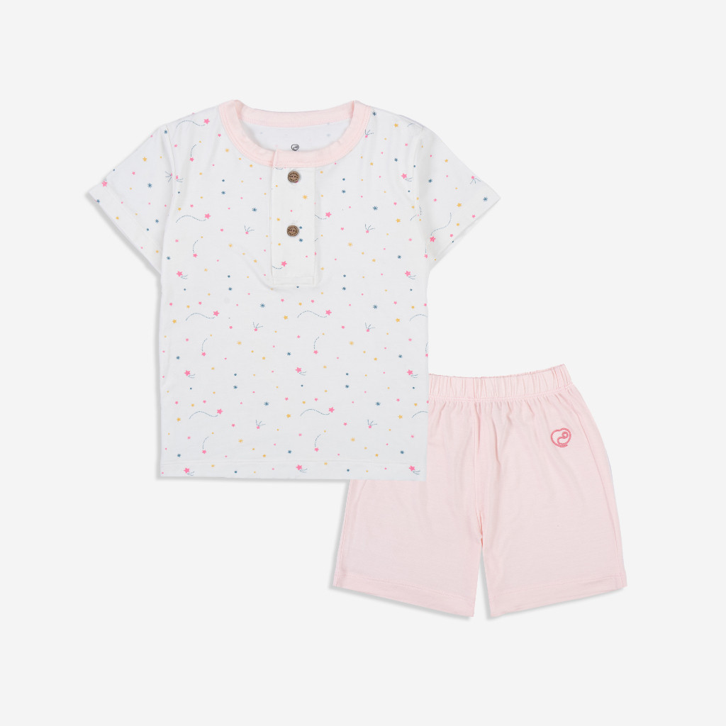 BU Baby Tổng hợp bộ ngắn tay sợi tre tự nhiên cho bé 12 tháng - 4 tuổi | Bu Baby Chính Hãng