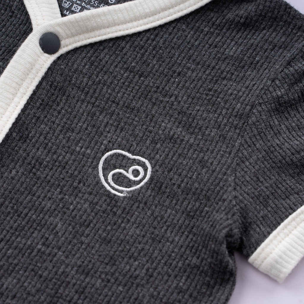 BU Baby Bộ ngắn tay cài giữa cho bé sơ sinh từ 1 đến 12 tháng chất vải thoải mái, co giãn  - Siro BSR130201 | Quần áo Bu