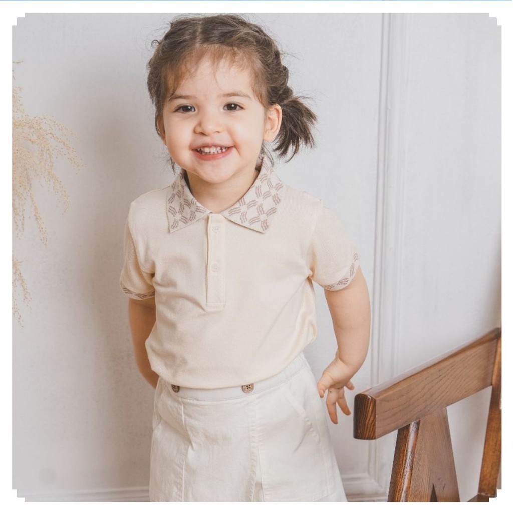 BU Baby (4Y-5Y) Áo ngắn tay  Bu Baby cổ Polo BPN330303 - Áo cho bé trai, bé gái Ponie  Bu Baby bé trai -  Bu Baby bé gái
