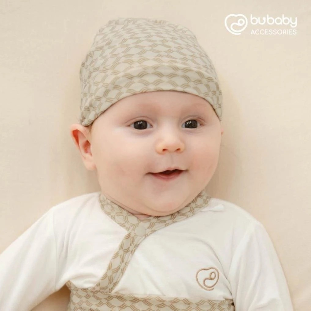 (0-3M) Mũ tròn Bambus cho bé trai, bé gái sơ sinh - Bambus ABB1922FF | Phụ kiện chính hãng