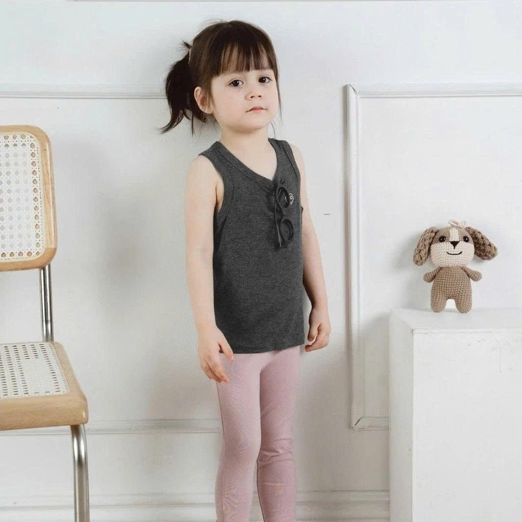 (12M-5Y) Set 2 áo Tank top,  Sát nách cổ tròn Bubaby Siro BSR340401 BSR340402 | Quần áo BU Baby chính hãng