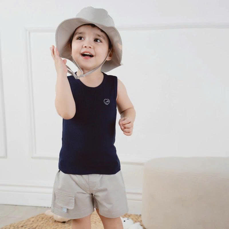 (12M-5Y) Set 2 áo Tank top,  Sát nách cổ tròn Bubaby Siro BSR340401 BSR340402 | Quần áo BU Baby chính hãng