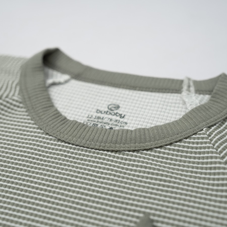 (12M-5Y) Bộ quần áo ngắn tay cổ tròn Túi ngực Siro - BSR1304TN | Quần áo BU Baby chính hãng