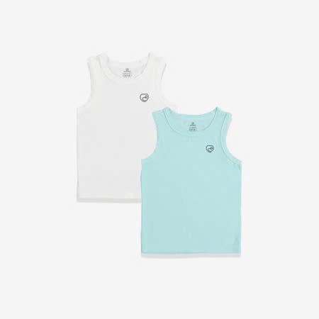 (6M-5Y) Set 2 áo sát nách cổ tròn Siro Rib Bé trai Bé gái - BSR340403 BSR340404 BSR350000| Quần áo BU Baby Chính Hãng