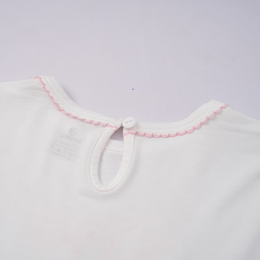 (12M-5Y) Váy ngắn tay xòe tầng bé gái Bambus - BBB5329BG | Quần áo BU Baby chính hãng