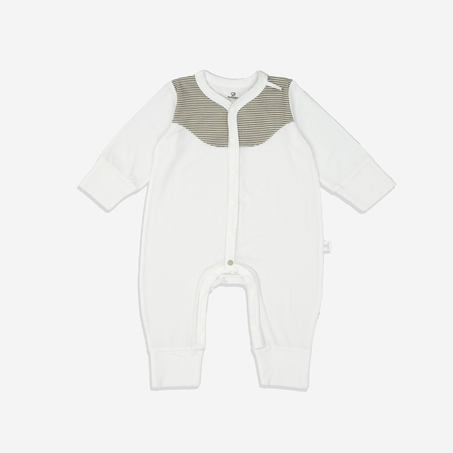 (NB-3M) Body dài tay cài giữa Siro BSR210204 | Quần áo BU Baby chính hãng