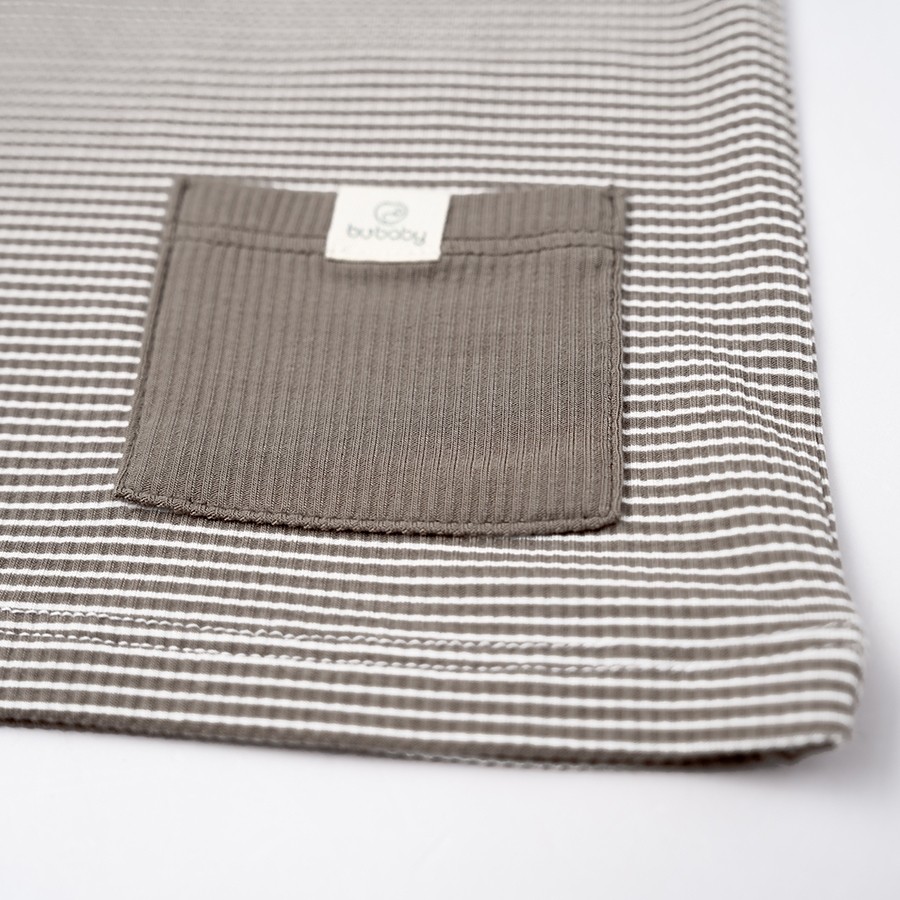 (12M-5Y) Bộ ngắn tay cổ trụ Siro BSR130304 | Quần áo BU Baby chính hãng