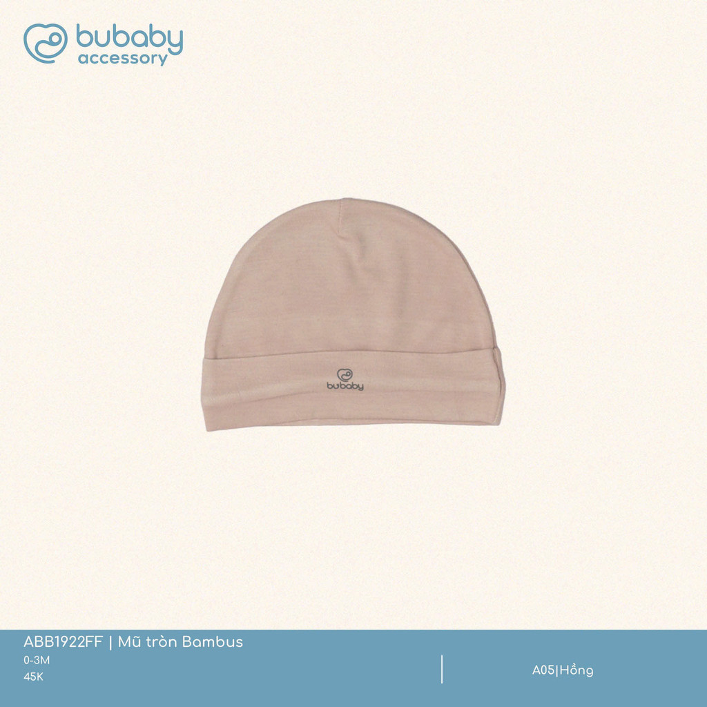 Mũ sơ sinh cho bé - Mũ tròn ASR19S300 ABB192200 ASR192200 ABB1922NS - Bu baby sơ sinh - Mũ sơ sinh BuBaby