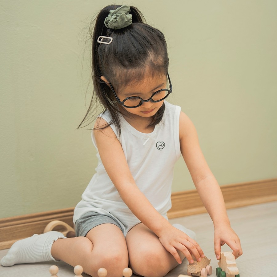 (6M-5Y) Set 2 áo sát nách cổ tròn Siro Rib Bé trai Bé gái - BSR340403 BSR340404 BSR350000| Quần áo BU Baby Chính Hãng