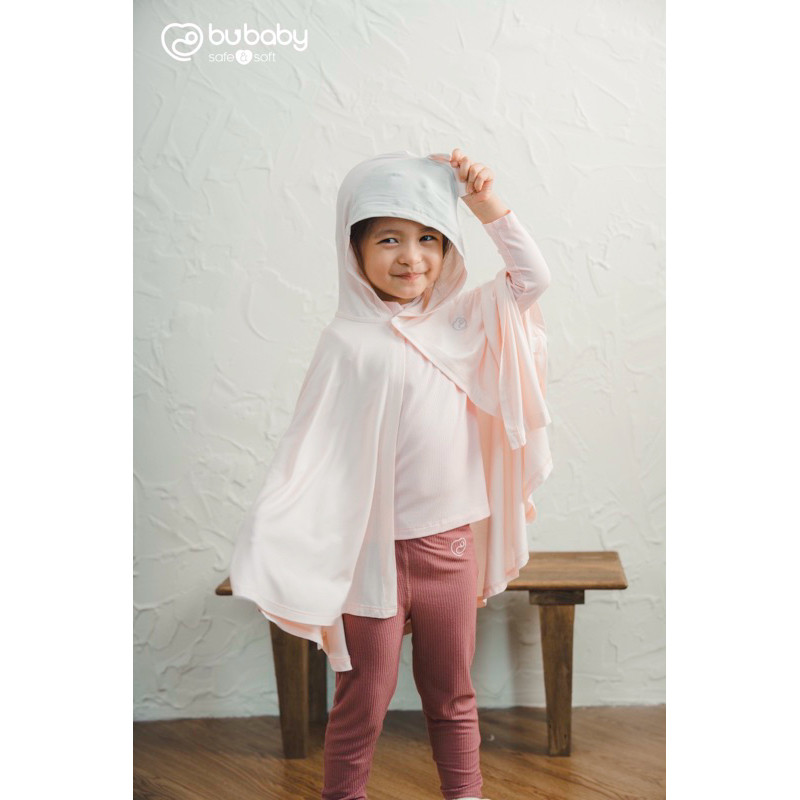 (6M-5Y) Áo choàng đa năng có mũ Bambus BBB311700 | Quần áo BU Baby chính hãng