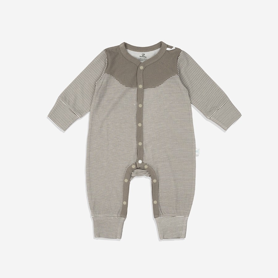 (NB-3M) Body dài tay cài giữa Siro BSR210204 | Quần áo BU Baby chính hãng