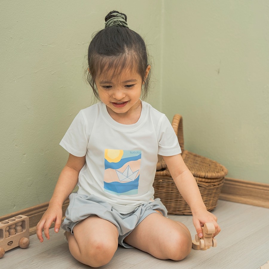 (6M-5Y) Áo ngắn tay cổ tròn Bamco Gami - BBC330406 | Quần áo BU Baby chính hãng