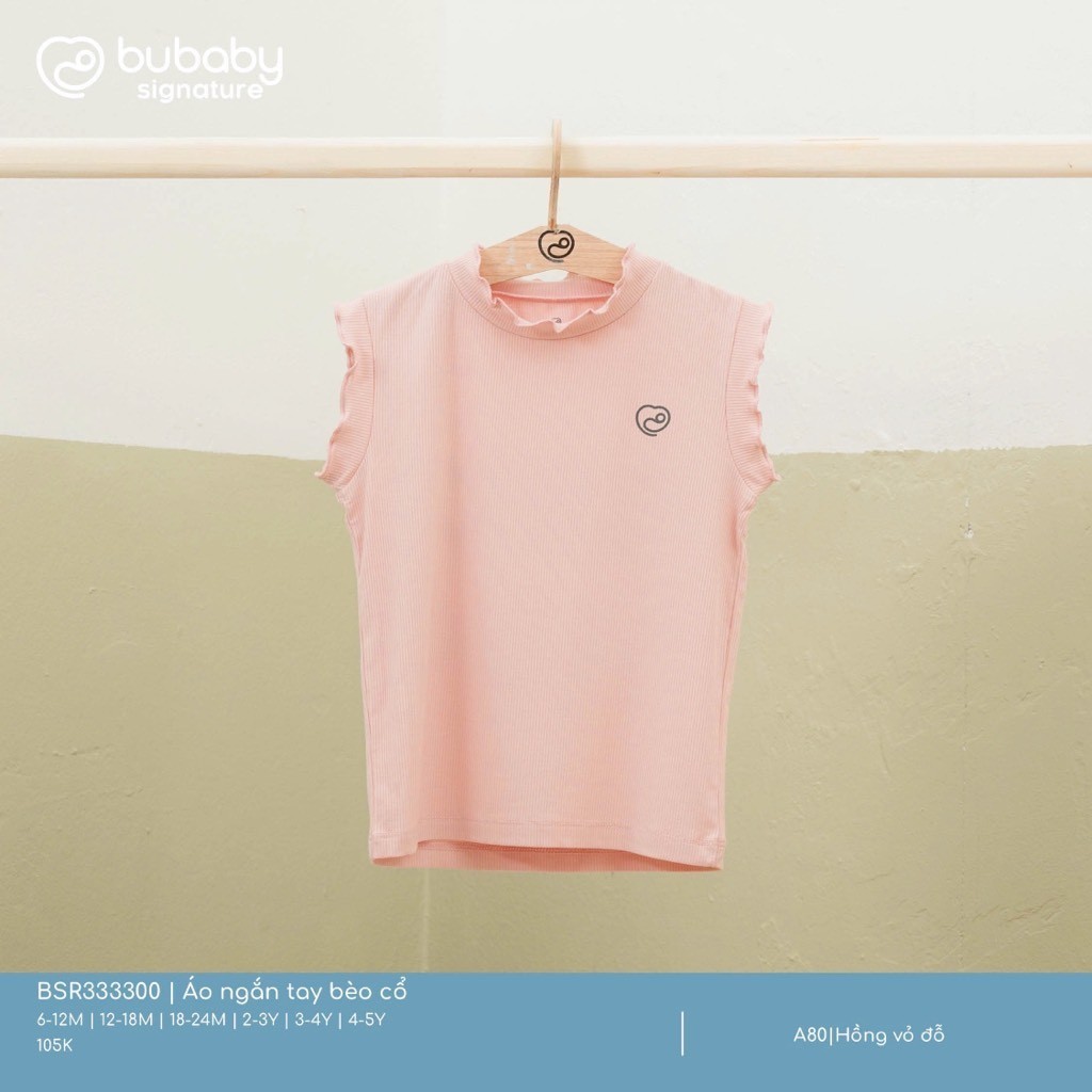 (6M-5Y) Áo ngắn tay bèo cổ cho bé BU Siro - BSR333300 | BU Baby Chính hãng