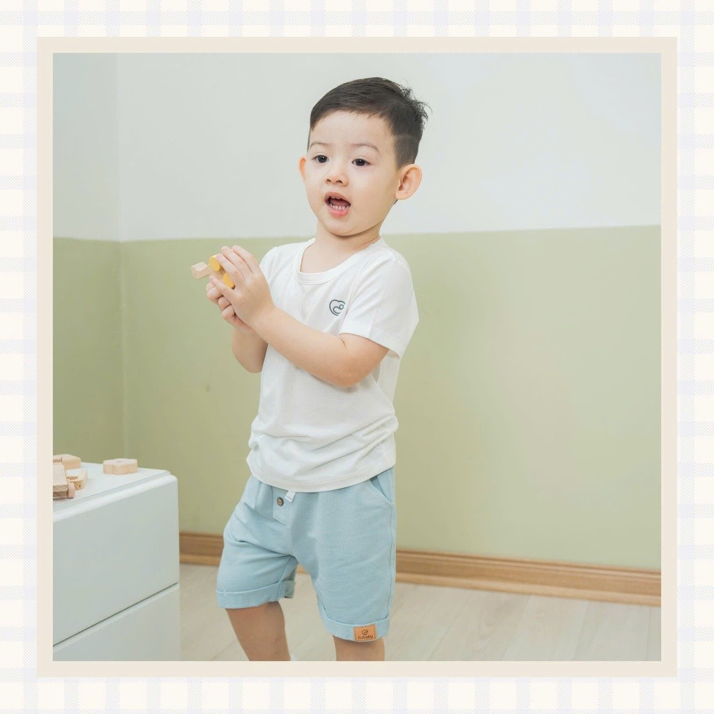 (6M-5Y) Quần đùi Bamco cho Bé trai bé gái - BBC433100 BBC430001 | Quần áo BU Baby chính hãng