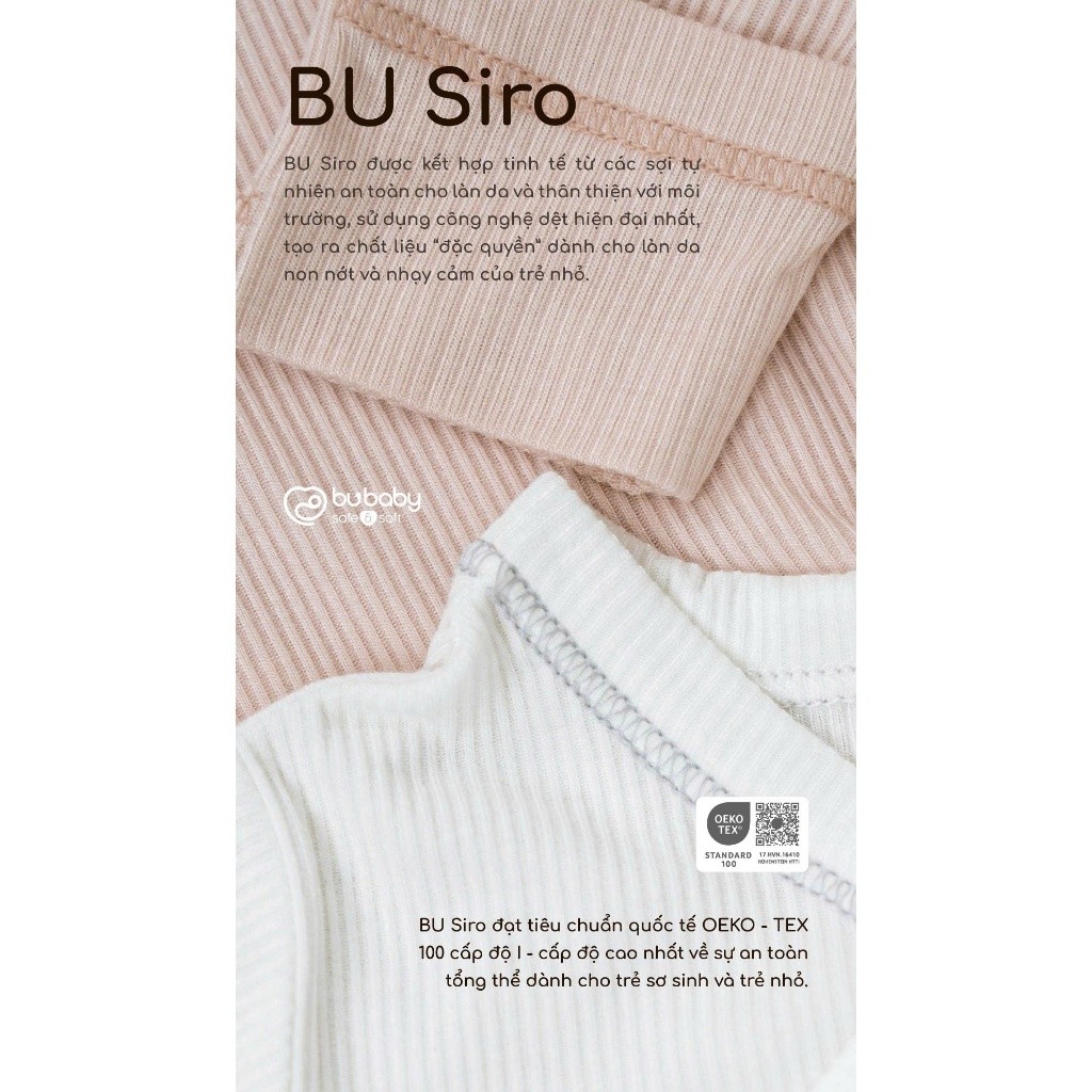 (6M-5Y) Quần legging đùi Siro - BSR430004 | Quần BU Baby Chính hãng