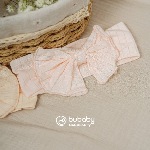 (Freesize) Băng đô BU Baby Molist cho bé gái - AMD020000 | Phụ kiện Bubaby chính hãng
