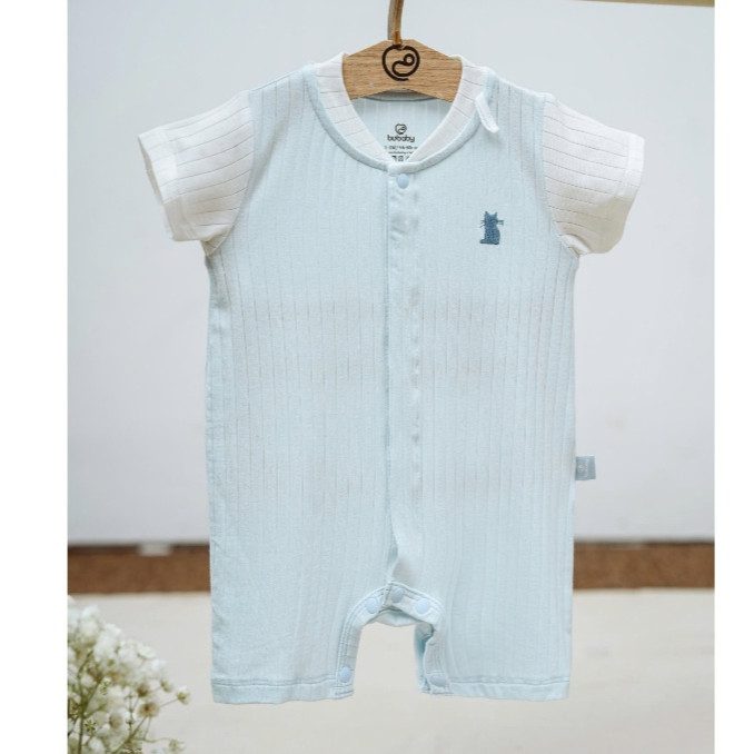 (1M-12M) Body ngắn tay cài vai, cài giữa cho bé yêu Molist - BMD230100 BMD230201| Quần áo BU Baby chính hãng