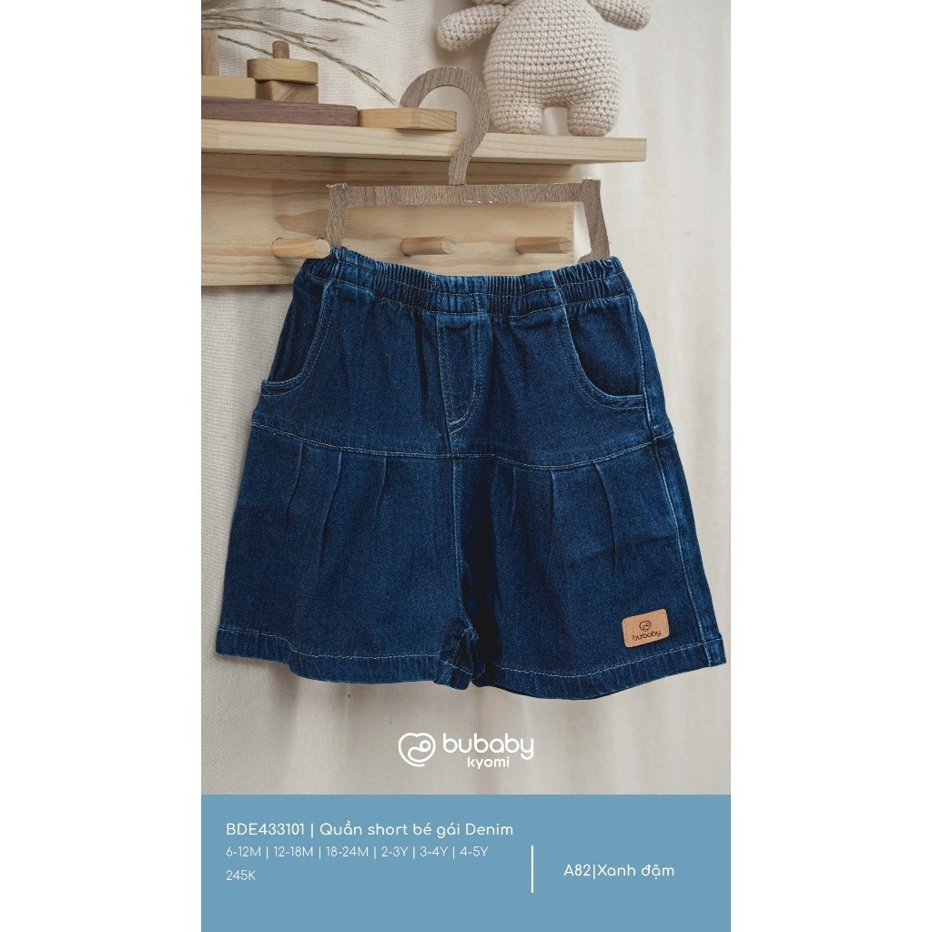 (6M-5Y) Quần short cho bé gái Denim - BDE433101 | Quần áo BU Baby chính hãng