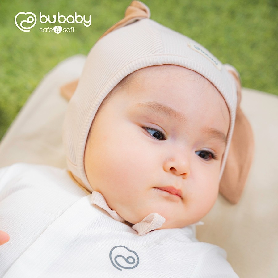 (NB-3M) Mũ Bonnet tai thỏ Siro ASR194305 | Phụ kiện BU Baby chính hãng