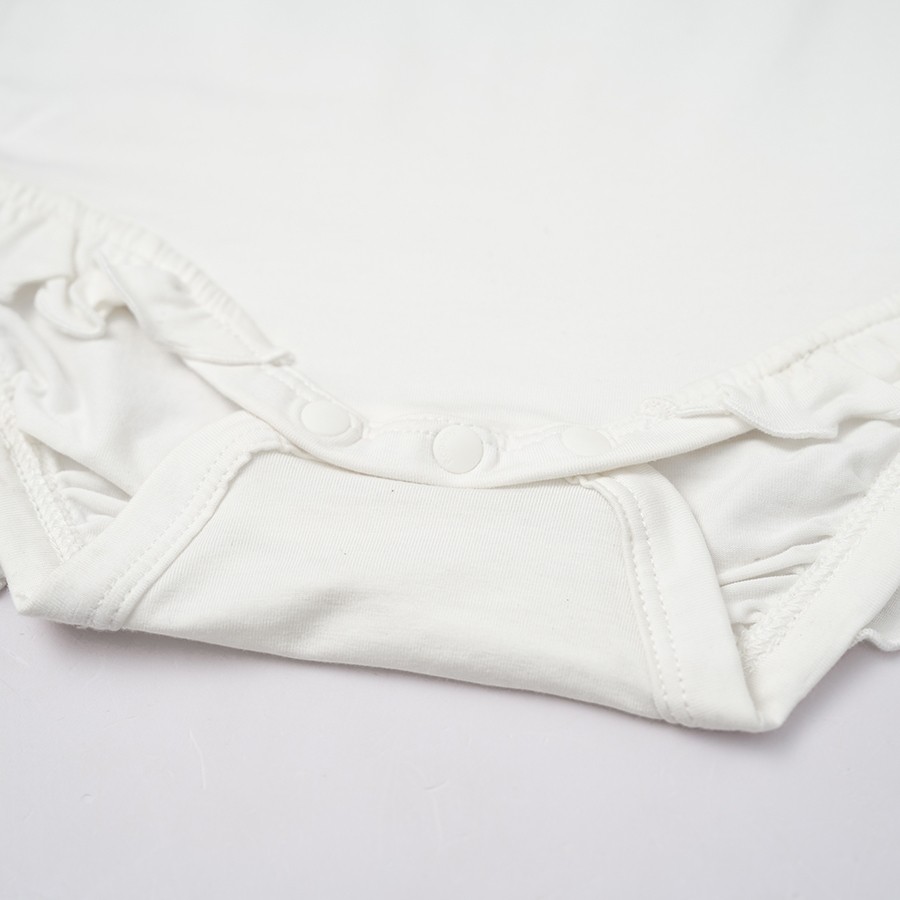 (1M-9M) Body chip ngắn tay cài sau bèo cổ Iconic 1 Bamco - BBC2310BC | Quần áo BU Baby chính hãng