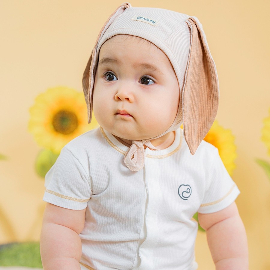 (NB-3M) Mũ Bonnet tai thỏ Siro ASR194305 | Phụ kiện BU Baby chính hãng