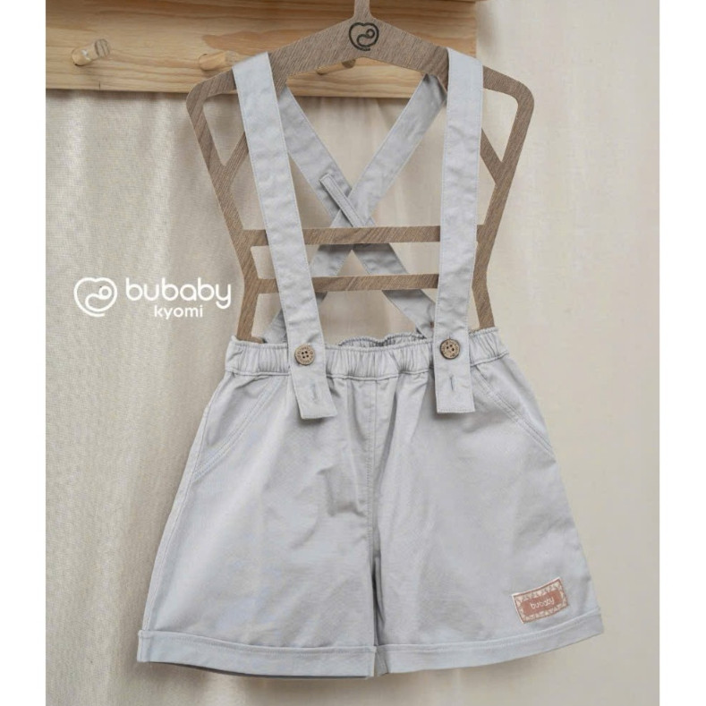 (6M-5Y) Quần yếm đùi Kaki cho bé trai  - BKK433200 | Quần áo BU Baby chính hãng