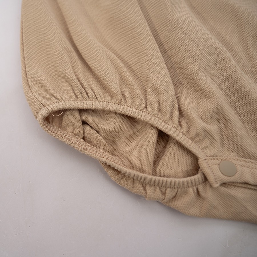 (3M-12M) Body chip sát nách cổ Polo Ponie - BPN240300 | Quần áo BU Baby chính hãng