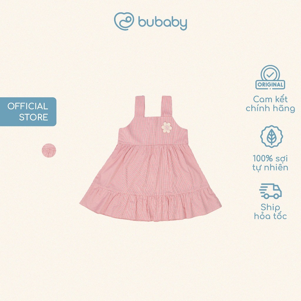 (6M-5Y) Váy 2 dây xòe tầng Cotton - BCT552900 | Quần áo BU Baby chính hãng