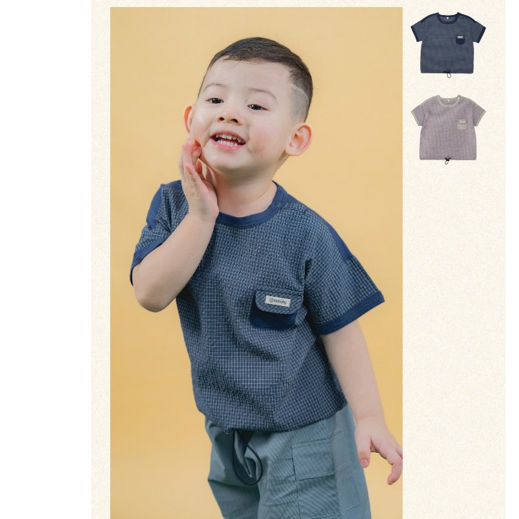 (6M-5Y)Áo ngắn tay, sơ mi, quần short đùi, short bò cho bé yêu BCT330100 BCT330200 BCT433200 BDE430002 | Quần áo BU Baby